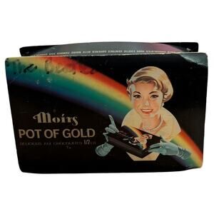 Vintage Moirs Pot of Gold Chocolates Box Halifax, Canada